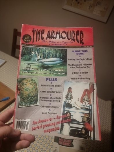 The Armourer magazine Aug 1997 and Military Hobbies Dec 1994