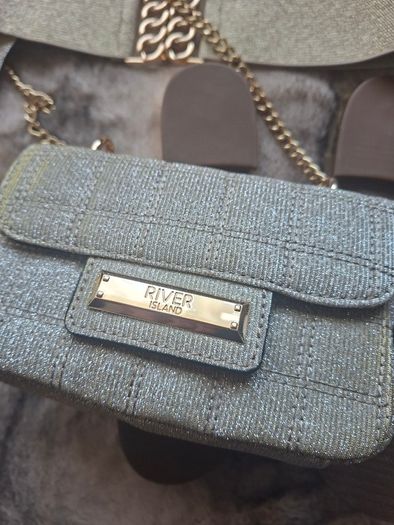 Gold Flats, Bag & Belt Bundle.