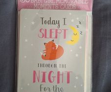 Baby milestone cards