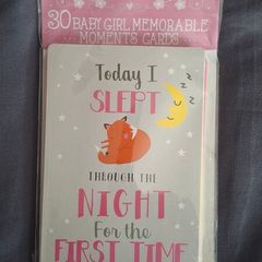 Baby milestone cards