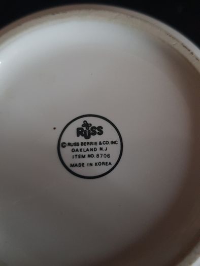 Vintage Russ Coffee Mug Exercise Hard Eat Fiber Die Anyway Humor Gift