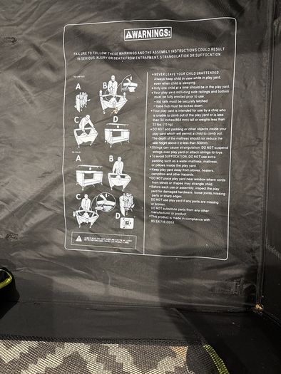 Travel cot