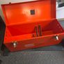 (Ridgid) Large steel tool box. Image 2