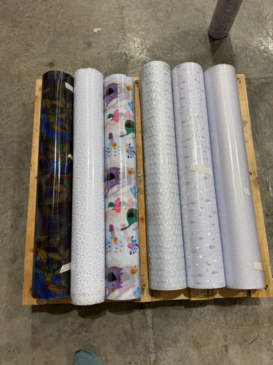Rolls of Frosted and Patterned Window Films - over 1000 Meters