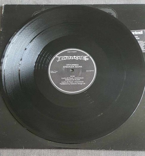 Entombed  Stranger Aeons Rare Death Death Original 90's Earache Pressing Near MINT