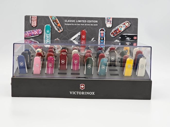 Victorinox Collectors Display Cabinet Box for Victorinox Classic 58mm Swiss Army Knife