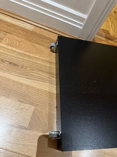 Large Malm desk with pull out slider