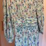 Mint Green Floral Plisse Maxi Dress   Size 10   Perfect Condition Image 10