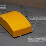 Glass Polish 15913 Hand Sanding Block, Hook & Loop Handheld Sanding Pad | 125 x 65 mm Image 2
