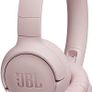 JBL T500 in Pink Over Ear Lightweight / Foldable Headphones with Pure Bass Sound 1-Button Remote / Built-In Microphone Image 3