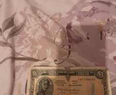 old irish 1 pound note from 1975