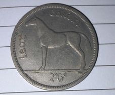 1964 Irish Pre Decimal Half Crown Coin
