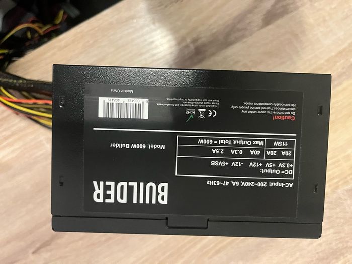 Builder 600w PSU