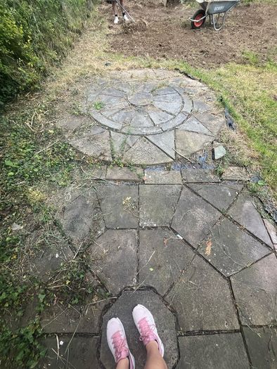 indian sandstone paving set