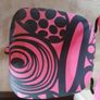Pink swivel chair Image 5