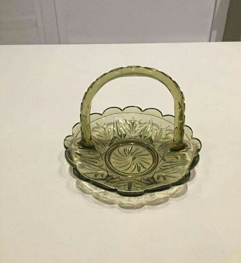 Glass Dish with Handle