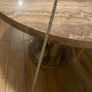 marble round dining table. And chairs Image 7
