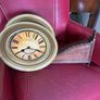 Rare Double Sided Brass Display Clock Image 2