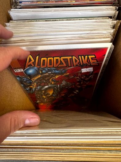 Image & Top Cow Long Comic Box w 320 comics for Sale
