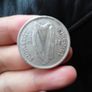 1928 Ireland Silver Half Crown Coin Image 2