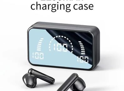 Bluetooth 5.1 Wireless Earbuds with ENC Noise Reduction & LED Display