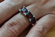 Sterling Silver Ring - Size P - Stamped for Silver (S47)