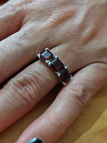 Sterling Silver Ring - Size P - Stamped for Silver (S47)