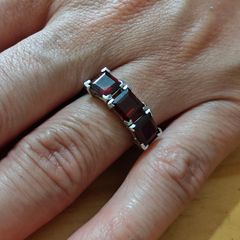 Sterling Silver Ring - Size P - Stamped for Silver (S47)