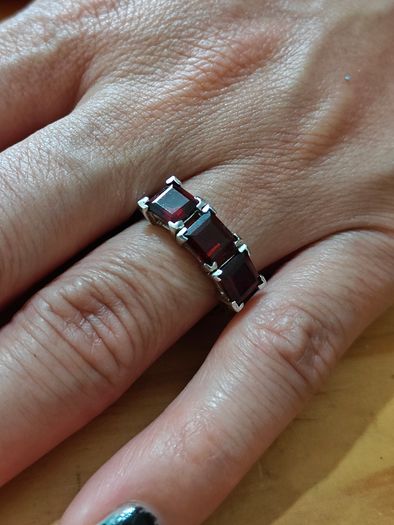 Sterling Silver Ring - Size P - Stamped for Silver (S47)