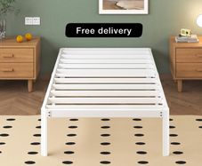 3ft Single Bed Frame with Rounded Corner Legs