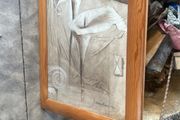 pine framed picture
