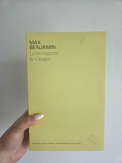 Max Benjamin Lemongrass Ginger Candle Diffuser Gift Set