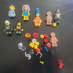 Mixed lego minifigures  - The Simpsons