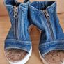 Denim wedges, size 3 Image 5
