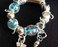 Chunky charm bracelet