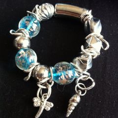 Chunky charm bracelet
