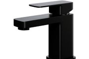 Matt Black Lanza Mono Basin Mixer Tap