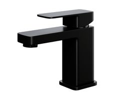 Matt Black Lanza Mono Basin Mixer Tap