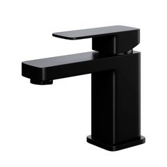 Matt Black Lanza Mono Basin Mixer Tap