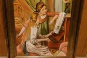 oil painting framed on canvas free postage