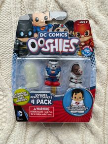 Ooshies DC Comics Pack Cyborg Superman Glow Dark new Please look at the pictures