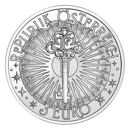 Austria 3 Euro Coin 2025 - Series Mythical Creatures The Troll. Uncirculated.