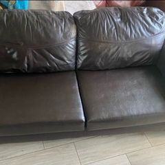 FREE 3 seater Leather Couch