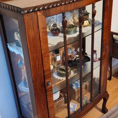 China antique cabinet, vgc , dresser, sideboard, display unit