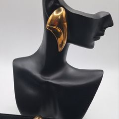 Vintage 9ct yellow gold earrings