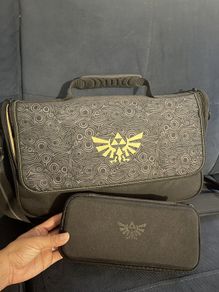 Nintendo Switch The Legend Of Zelda Breath Of The Wild Limited Edition Messenger Bag + Sturdy Case Kit [LIKE BRAND NEW]