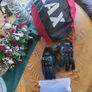 New Never Used Helmet With Gloves And Neck Wind Block Scarf. Image 8