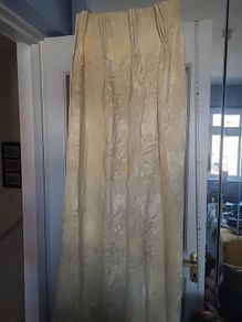Cream curtains