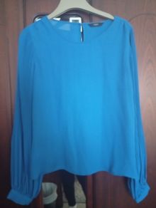 next blouse nice blue colour size 12