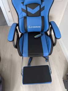 Gaming Chair RGB Lights & Massage Function